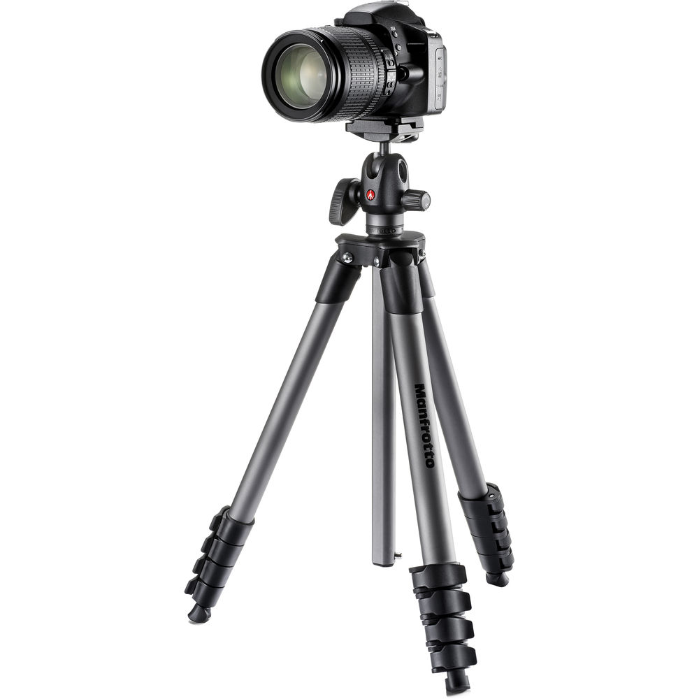 ขาตั้งกล้อง Manfrotto MKCOMPACTADVBH Compact Advanced Aluminum Tripod with Ball Head